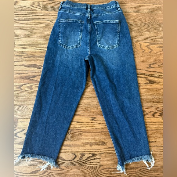 Boden Women’s High Rise Classic Slim Jeans Cropped Raw Hem W28 L28 - Picture 5 of 7